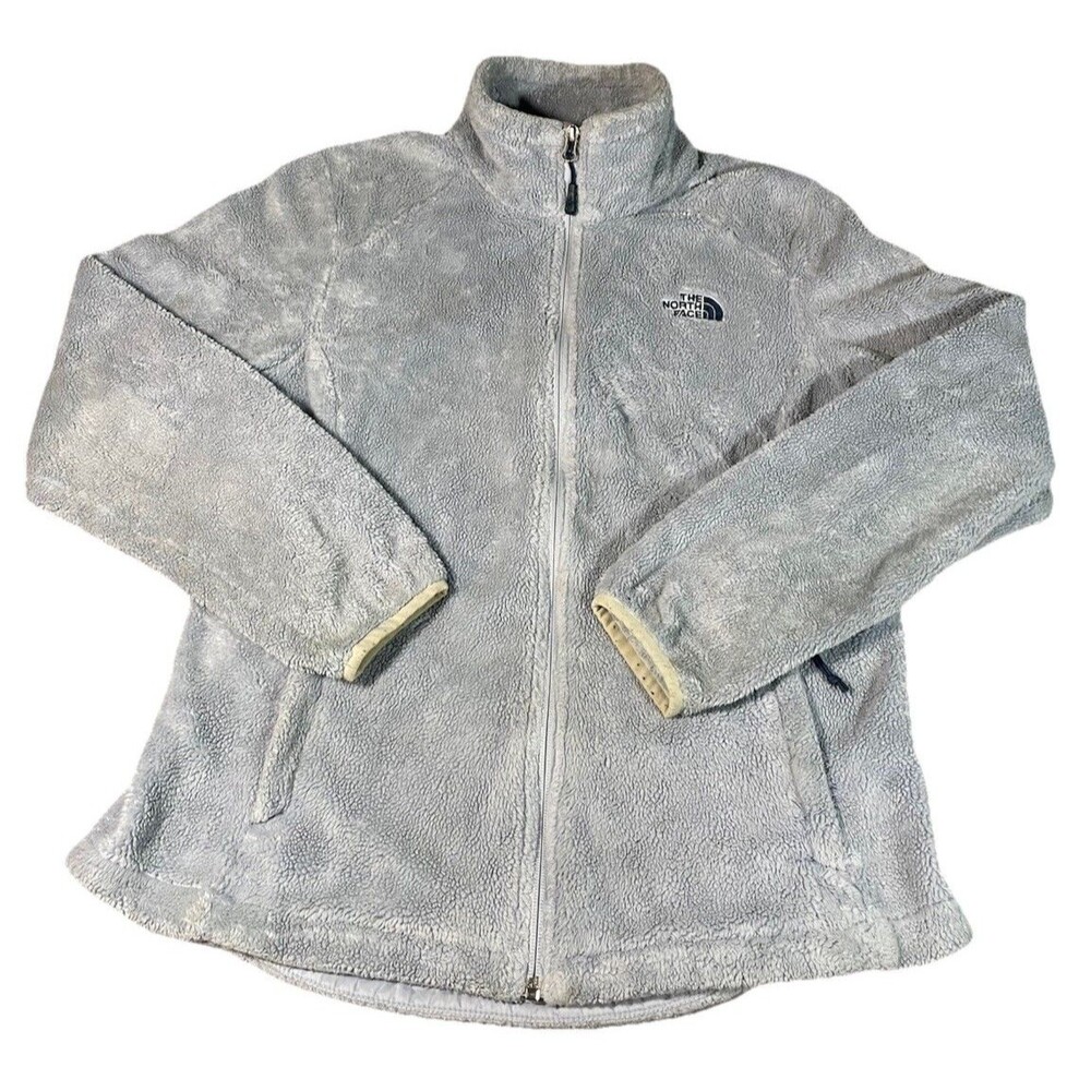 North Face Fleece Osito Baby Blue Women’s Jacket Medium